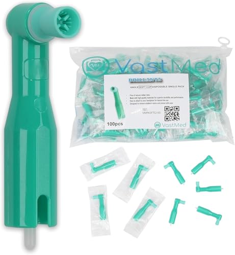 Vastmed VMPASFTB100X5 500Pcs Dental/Medical Grade Prophy Angles Soft Cup cover