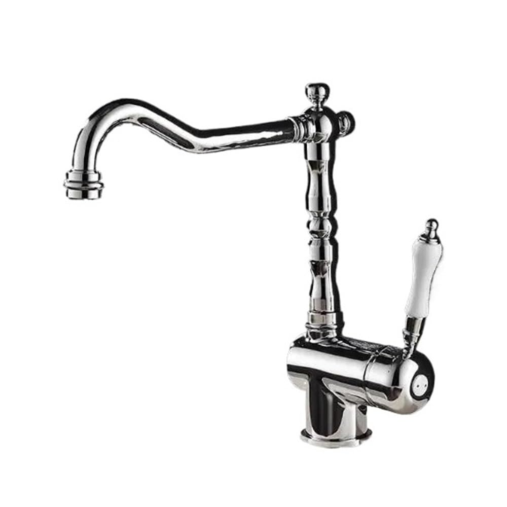 Rotating Hot and Cold Taps Kitchen Faucet Mixers Taps Single Lever Kitchen Sink Taps Sink Chrome Bathroom Faucet XT-98