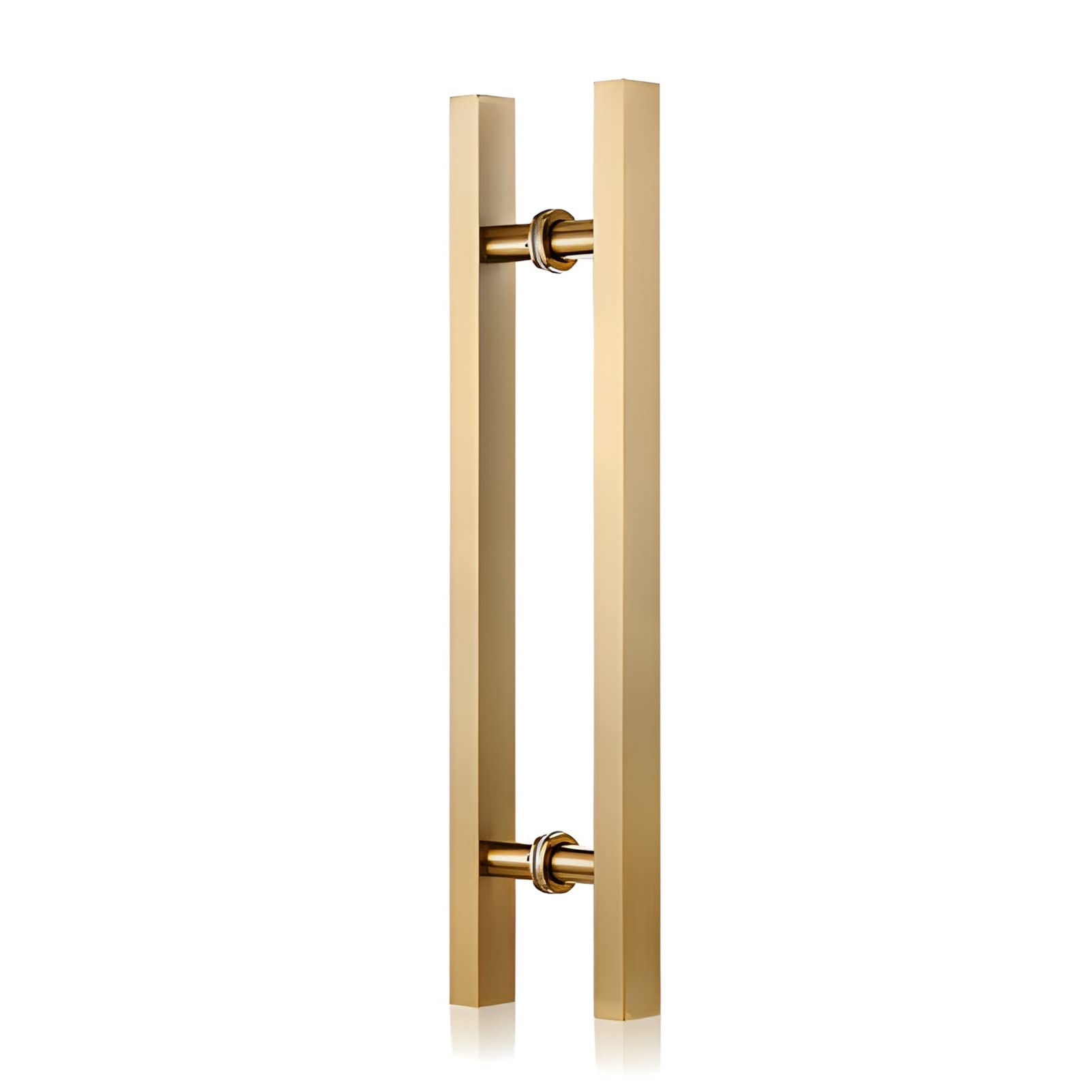 DFGHNBVC Industrial Push Pull Door Handles With Hardware And Screwdriver Rusoof Sliding Glass Interior Handle For Kitchen Or Warehouse Goud Finish 120Cm/47.2In,Goud-80Cm/31.4In