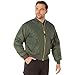 Rothco MA-1 Flight Jacket, 5XL, Sage Green