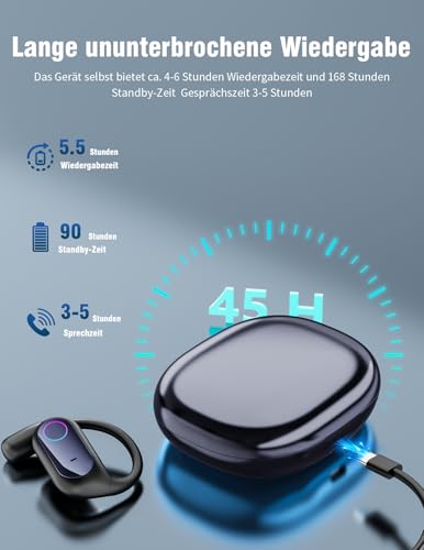 Kryvella AI Kopfhörer Übersetzer 3 in 1 164 Sprachen Echtzeit Sprachübersetzer Kopfhörer Echtzeit Übersetzer Ohrhörer Bidirektionale Simultanübersetzung für Reisen Lernen Business iOS Android