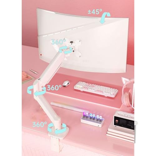 Support de moniteur LCD LED à serrage pour écran de bureau compact - 5