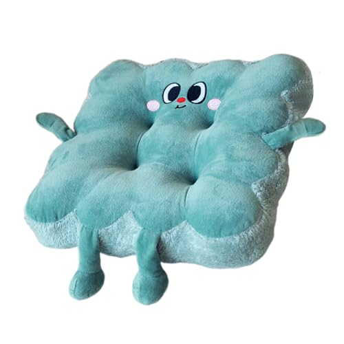 Katutude Cojines para silla de 40 x 40 cm, cojín cuadrado decorativo de felpa suave para cama, coche, sofá, silla, oficina