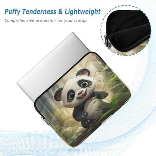 Funda para portátiles 13-14 pulgadas con diseño de panda impermeable miniatura 5