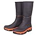 Grundens Deck Boss 15-inch Waterproof Boots - Black/Orange (11 D(M) US)