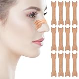 Molbory 100 Stück Nasenpflaster Schnarchen, Extra Starke Nasenstrips Besser Atmen, Lindern Eine Verstopfte Nase Aufgrund Schnupfen Allergien Anti Schnarch Nasenpflaster für Sport und Schlaf(66x19mm)