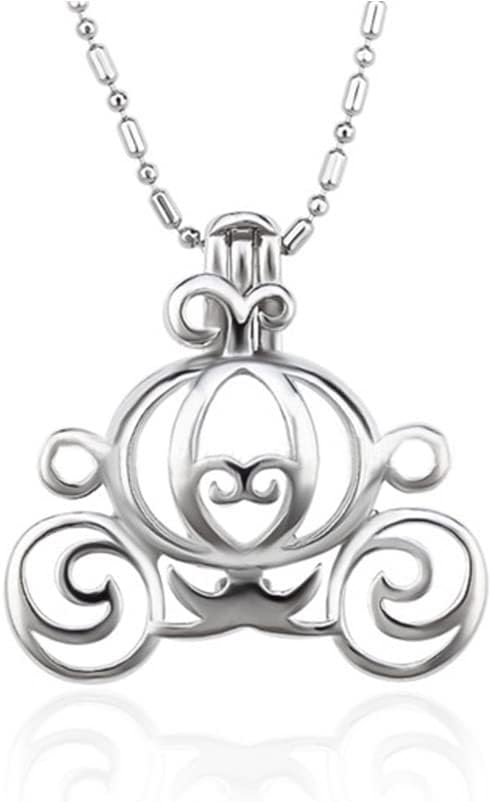 5Pcs Silver Plated Carriage Cage Pendants Crafting Charm for DIY Necklace Bracelet Jewelry Making