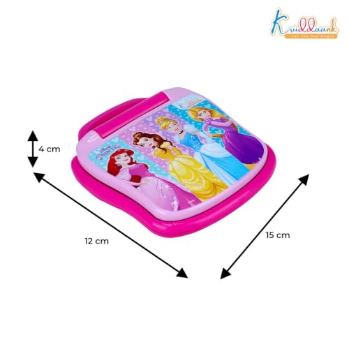 Image of Educational Toy Laptop for Kids - LTS Princess Theme Learning Computer with Alphabet, Numbers, Music & Phonics - Fun Interactive Pre-School Educational Birthday Gift for Girls Ages 3+(Pink)
