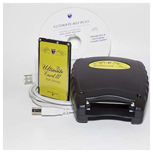 Vikant Embroidery Design Converter for Windows 11, 10, 8, 7 - Ultimate Box Basic w/Ultimate Card ver. III for Pfaff and Bernina Artista 200 machine embroidery designs