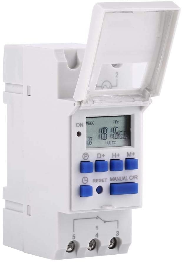 See full amazon price history chart for Real Instruments Digital LCD Power Programmable Timer Switch Relay 16A Amp Electronic Weekly 7 Days 16 On & Off Relay Timer Control AC 220V Din Rail Mount Timing Swtich Real Instruments Digital LCD Power Programmable Timer Switch Relay 16A Amp Electronic Weekly 7 Days 16 On & Off Relay Timer Control AC 220V Din Rail Mount Timing Swtich (B09SPJTYH3) Amazon Price History, Amazon Price Tracker