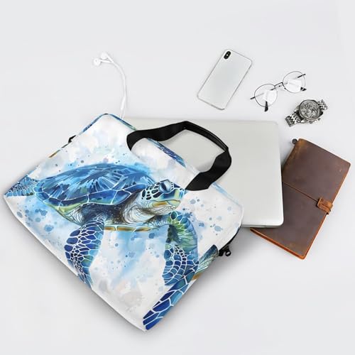 Funda Maletín para Laptop ALAZA Tortuga Acuarela 13-15.6" miniatura 7