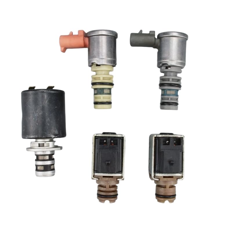 5X Set 4L60E 4L65E 4L60 Transmission Solenoid Kit with TCC/PWM EPC Shift Compatible with 1993-2002 Buick/Chevy/GMC-5PCS