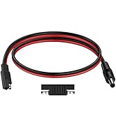 SAE Connectors - iGreely SAE Plug to DC 5.5mm x 2.1mm Male 14AWG 2ft/60cm Adapters Cables with SA...