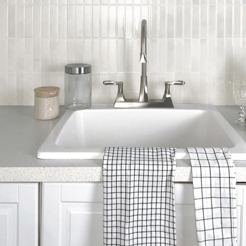 Smart Tiles SM1230G-05 Peel And Stick Wall Tiles - 5 Sheets Of 11.43 Inch X 9 Inch Adhesive Backsplash Tiles thumb #6
