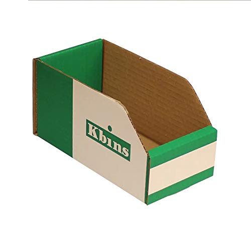 Pack of 50 K Bins - 100mm High Cardboard Storage/Picking Bins (200 x 100mm - A2010)