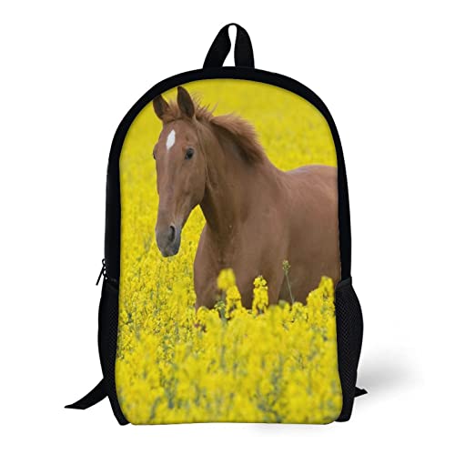 Sac à dos d'école de cheval imprimé 3D pour les loisirs
