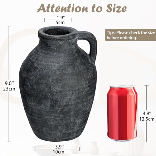 Vase céramique rustique avec poignées la solution pour une déco bohème réussie - 3