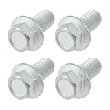 YINETTECH 4 Boulons Hexagonaux M10x1,25x20 pour Lame de Tondeuse à Gazon 90105 960 710 Compatible avec Honda HR214 HRA214 HR215 HRA215 HR216 HRA216