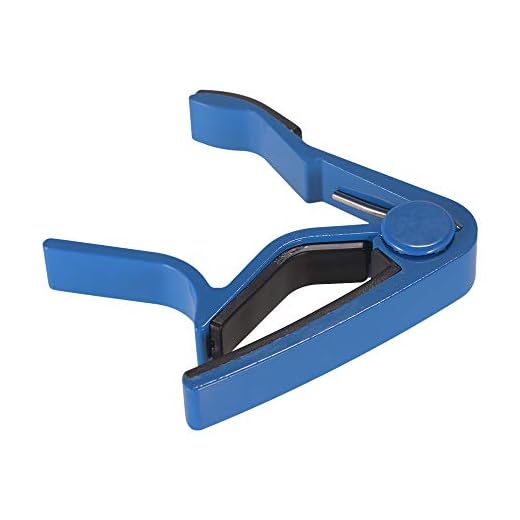 Cejilla inglesa de aleación de aluminio para guitarra acústica, bajo, ukelele, instrumentos de cuerda con resorte de acero inoxidable y cojín de silicona