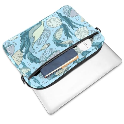Housse ordinateur portable 13.3 pouces multicolore Sea Shells chic - 2
