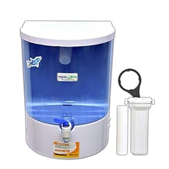 AQUAULTRA Reeva Multy Stage Purification 10 Liter RO with Copper & Activated Carbon Technology Water Purifier Filter for Home, Kitchen, Office, Hotels