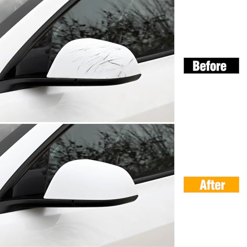 Coques rétroviseurs Tesla Model 3 blanc nacré - Accessoires de rechange extérieur 2017-2023 - 3
