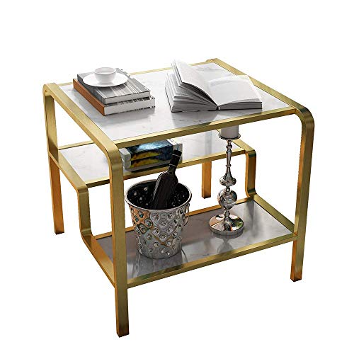 Home&Selected Furniture/Marble Coffee Table Living Room Square Sofa Si