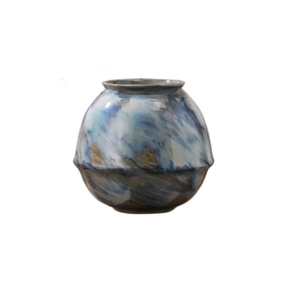 HLHLOP777 Flower Pot Chinese Jingdezhen High-temperature Ceramic Flower Pot Hotel TV Cabinet Decoration Ornament House Plants, Succulents, Flowers