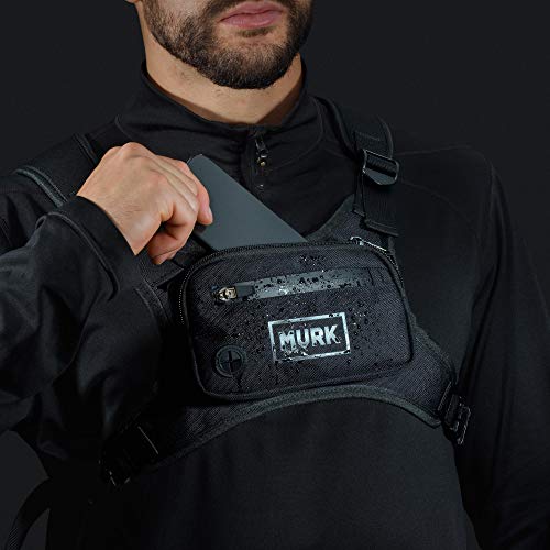 Mvrk 009 Water Resistant Chest Pack - Minimalist Running Pack For Workouts, Running Phone Holder With Extra Storage, Lightweight Running Vest thumb #5
