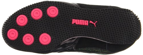 PUMA Steeple Glitter Jr Fashion Sneaker (Little Kid/Big Kid),Black/Hot Pink,6.5 M US Big Kid4