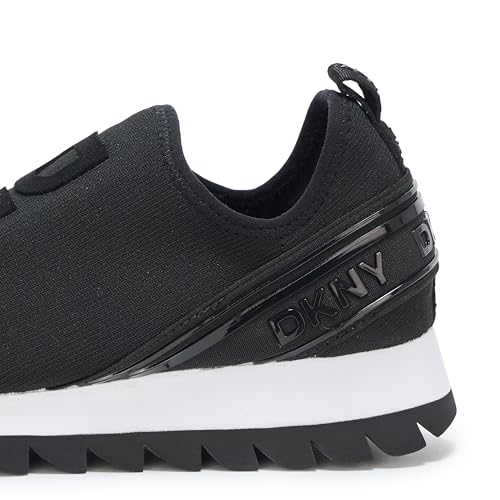 Image of DKNY Women's Abbi Knit Slip on Sneaker with Logo