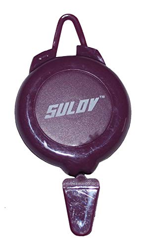 SULOV Unisex-Youth DRZAK-SKIPAS-6 Holder for Ski Pass, Color-Purple, One Size