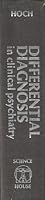 Differential Diagnosis in Clinical Psychiatry the Lectures of Paul H. Hoch B000JLNRBE Book Cover