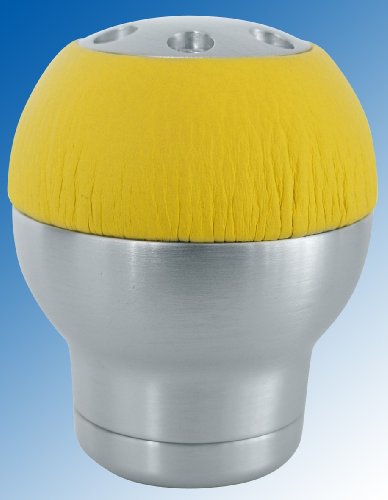 Conrad Electronic - Pomello in alluminio e pelle colore: Giallo