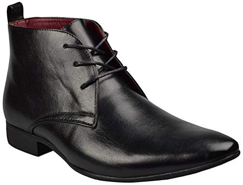 Zapatos de cordones para hombre, diseño elegante, de piel, color, talla 40 EU