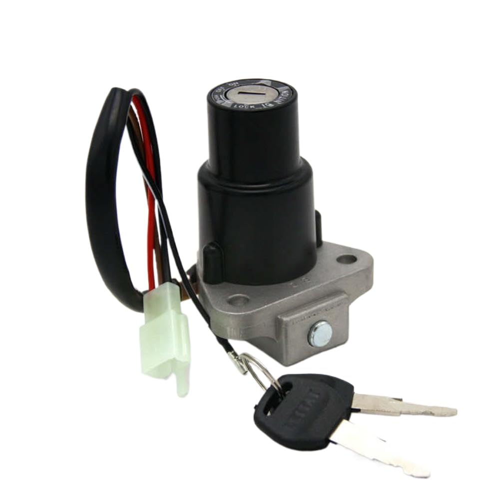 Juego de llaves de bloqueo del interruptor de arranque de encendido compatible con FJ600 FJ1100 FJ1200 FZ750 FZR750 FZR1000 SR250