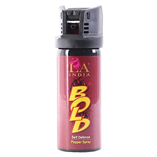 BOLD Self Defence Pepper Spray for Women Safety Lock (55 ML)