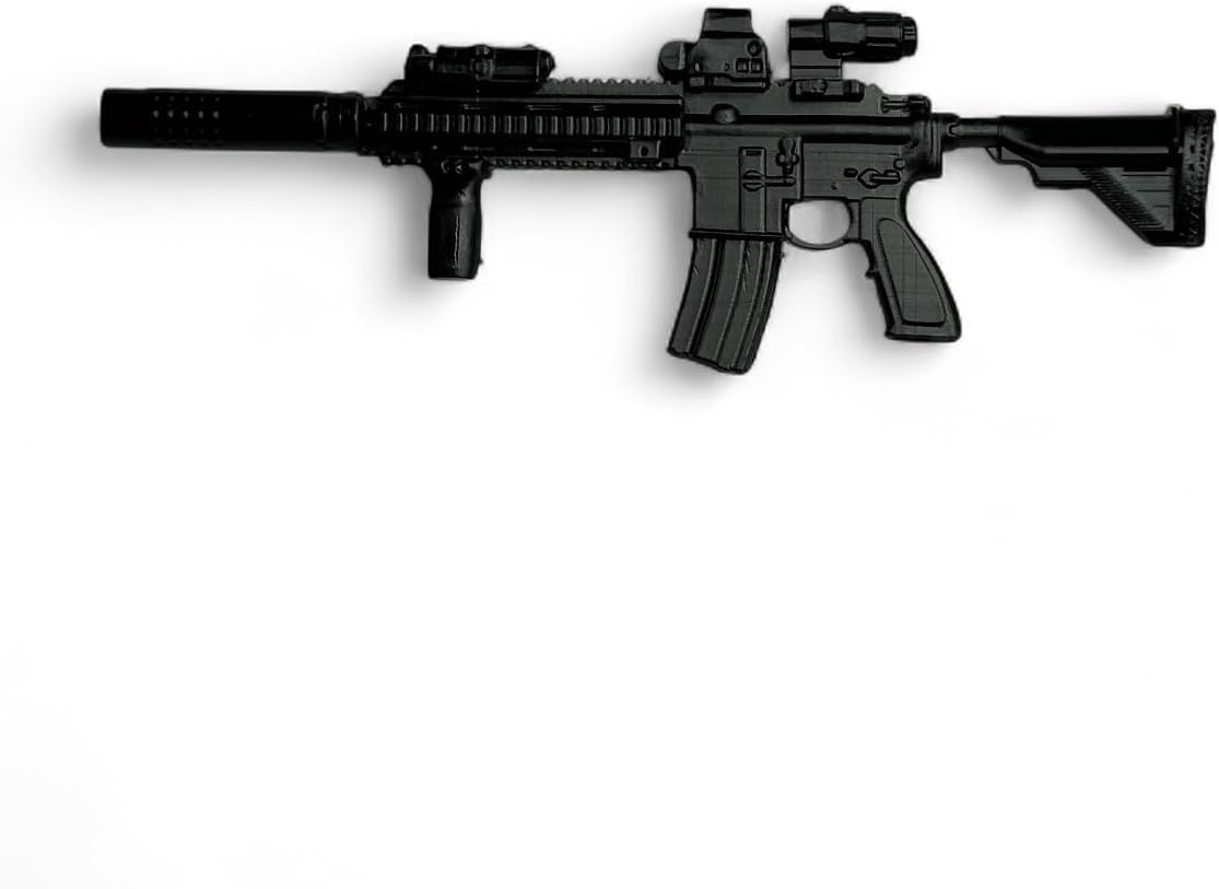 416 Carbine 1:12 Scale Tactical Model Rifle, 6-Pack with Accessories, Compatible with 6-Inch Action Figures