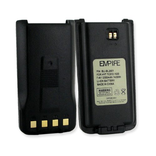 2000mA, 7.4V replacement Li-Ion battery for HYT BL2001 radios - Empire Scientific #BLI-BL2001
