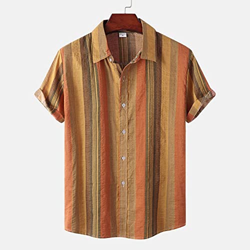 Chemise en lin pour hommes anti-transpiration pour rester au frais