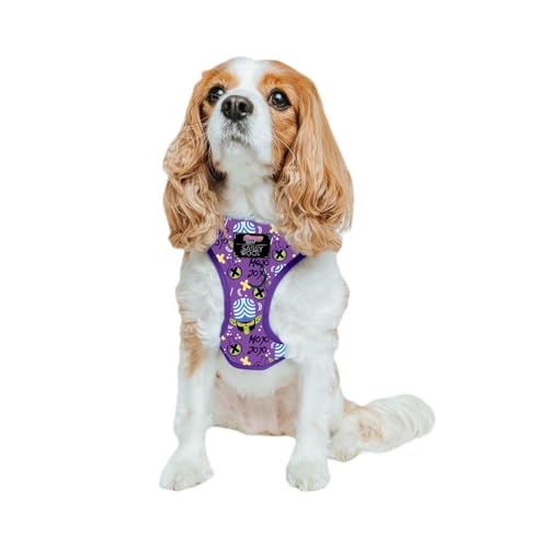 Sassy Woof Dog Adjustable Harness - Mojo JoJoâ„¢ - S, Breathable Mesh, No Pull Design with Two D-Rings, Patented Design, Perfect for Small Dogs and Puppies - Offcially Licensed