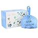 MOM EASY Biodegradable Poop Bags Tie Handle, Compostable Diaper Sacks, 200 Counts Diaper Bags Blue Color