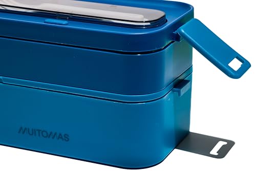 Muitomas LUNCHBOXLBL Lunch Box, Blue - Image 4