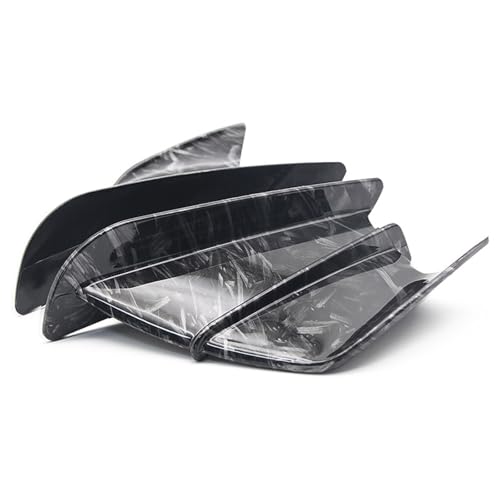 Becquet d'aile moto universelle en texture carbone forgé pour carénage
