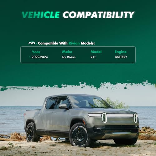 Image of SCITOO 4PCS Mud Flaps Front & Fear Splash Guard Set Suitable for Rivian R1T 2022-2024 Batt