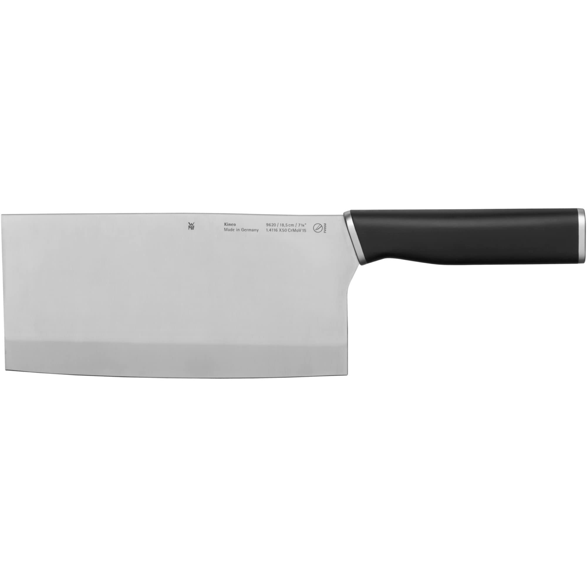 WMF Kineo 6-częściowy blok na noże z nożami, Made in Germany, 4 noże, nożyczki kuchenne, blok bambusowy, Performance Cut, specjalna stal hartowana