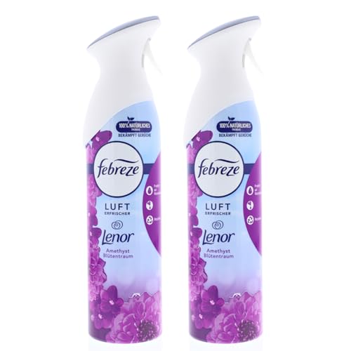 Febreze Lenor - Ambientador (2 unidades, 300 ml, aroma de amatista)