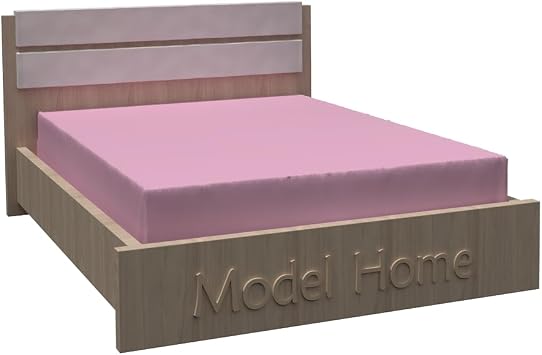 MODELHOME Pembe Renkli%100 Pamuklu Penye Kumaşından Tek/çift Kişilik Lastikli Çarşaf (7 FARKLI EBAT) Pembe Çift Kişilik 100 x 200