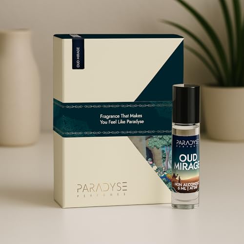 Image of Oud Mirage Attar | Non-Alcoholic Perfume Oil Roll on | Luxury Attar | Amber Oud Fragrance Perfume Oil | Strong & Long lasting Fragrance| 6 ml