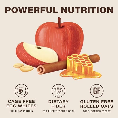OVER EASY Soft and Chewy Oatmeal Breakfast Bars - Granola and Protein Bars -12 Energy Snack Bars - Clean, Organic, Gluten Free, Dairy Free, Soy Free and Kosher (Variety Pack, 12 Count)